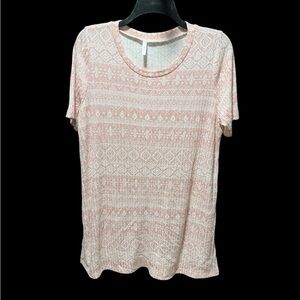 Pink Blush Maternity Patterned Pink Women's Top